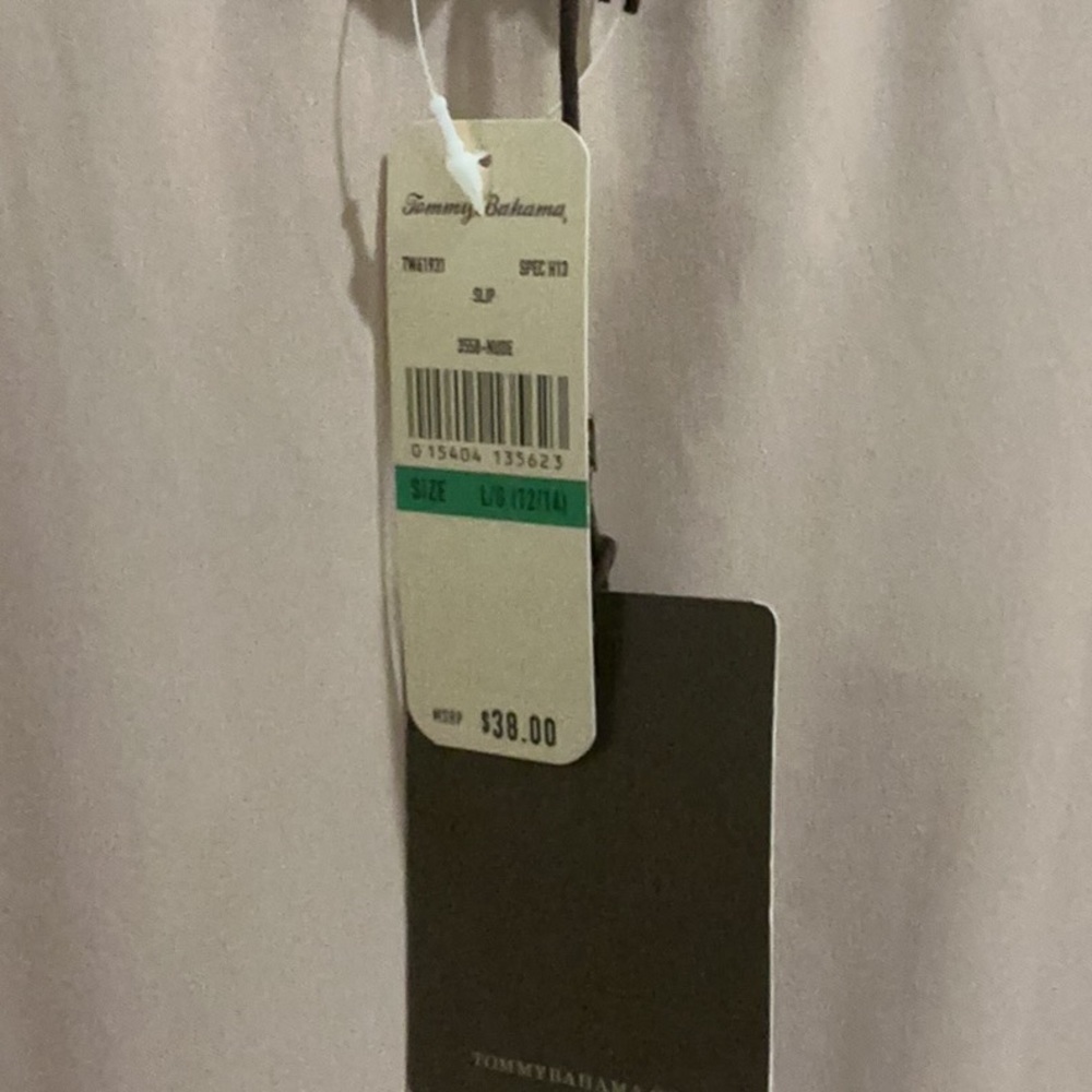 Tommy Bahama Cream Slip with Spaghetti Straps - Picture 2 of 2